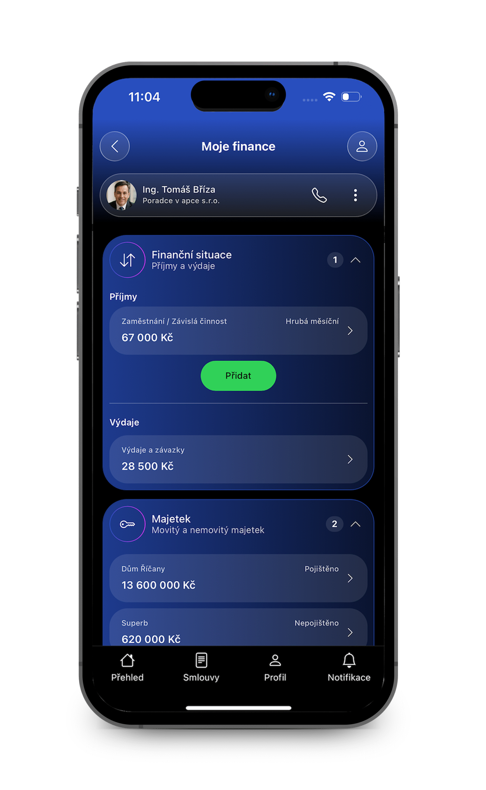 Finanční situace klienta