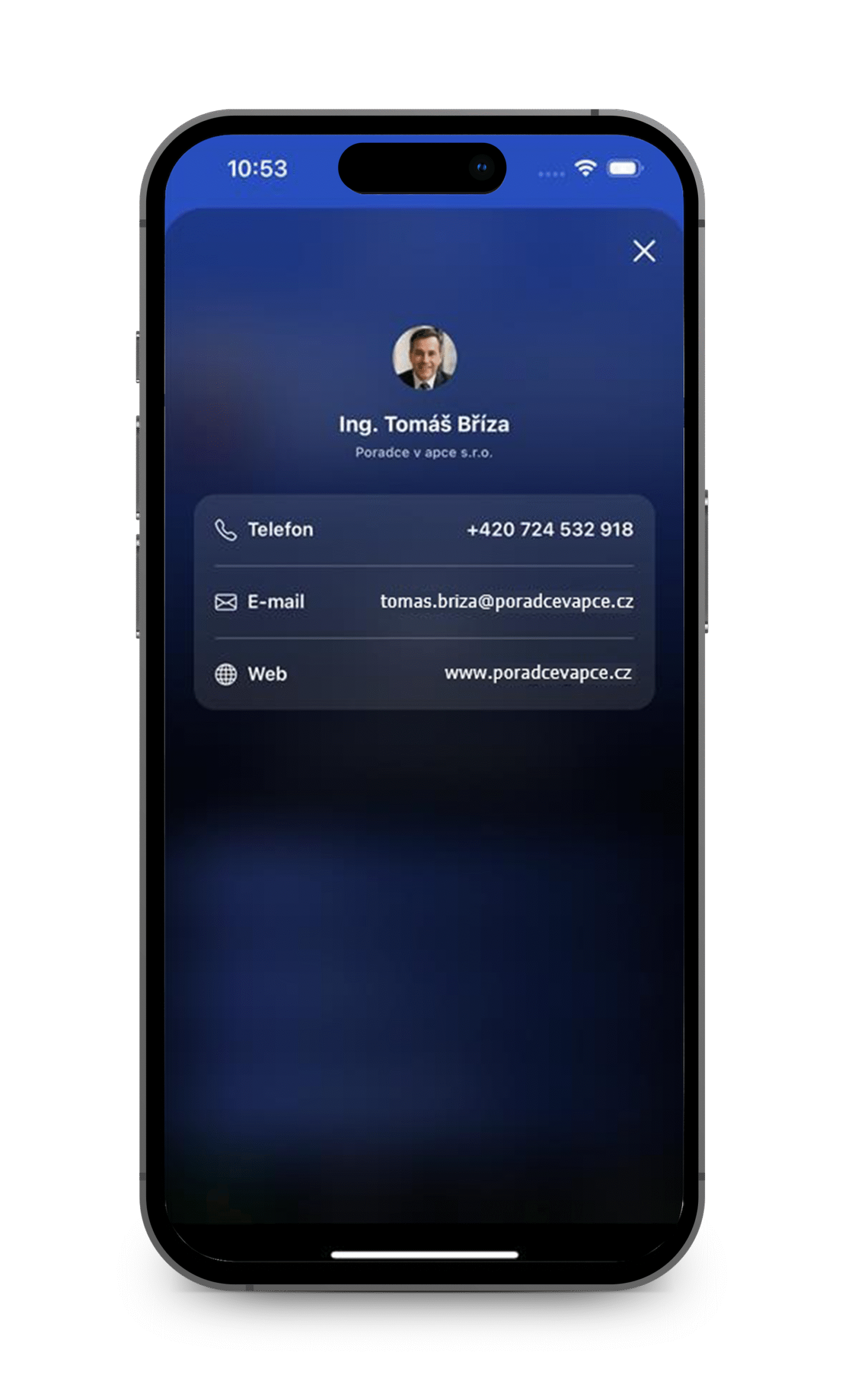Kontakt na poradce vždy po ruce